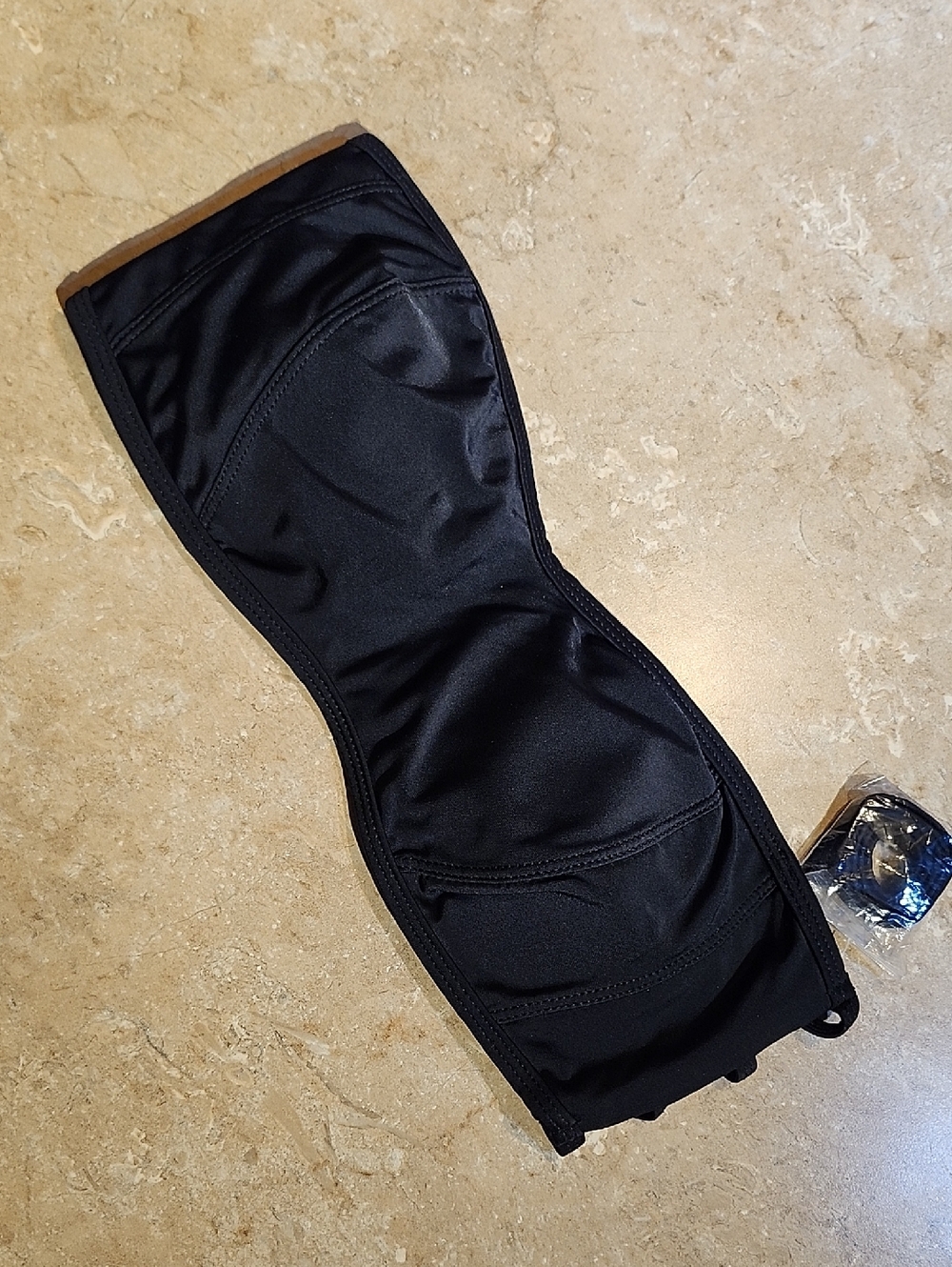 Bp Black Strapless Ladder Back Bikini Top M